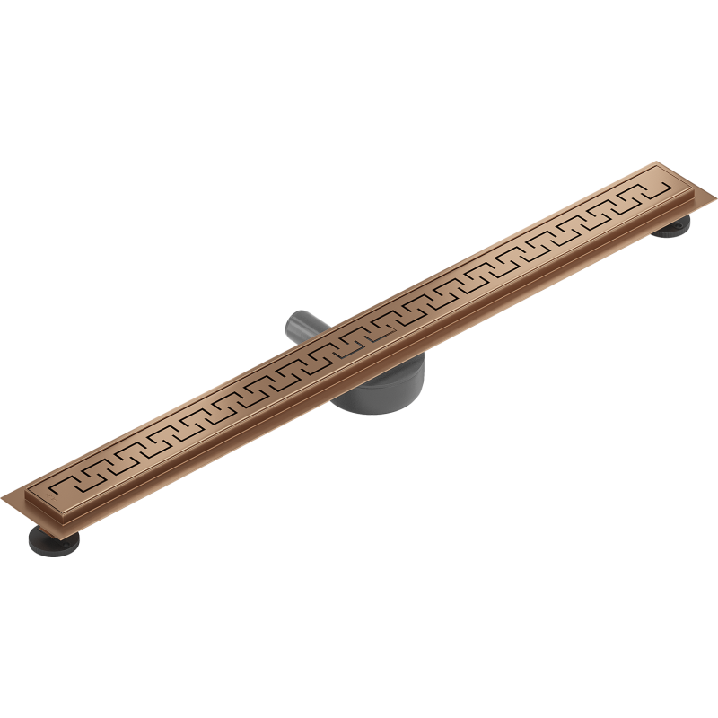 Mexen Flat 360° M15 canalisation linéaire rotative 80 cm, cuivre brossé - 1C24080-40