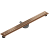 Mexen Flat 360° M15 canalisation linéaire rotative 80 cm, cuivre brossé - 1C24080-40