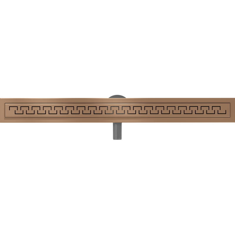 Mexen Flat 360° M15 canalisation linéaire rotative 80 cm, cuivre brossé - 1C24080-40