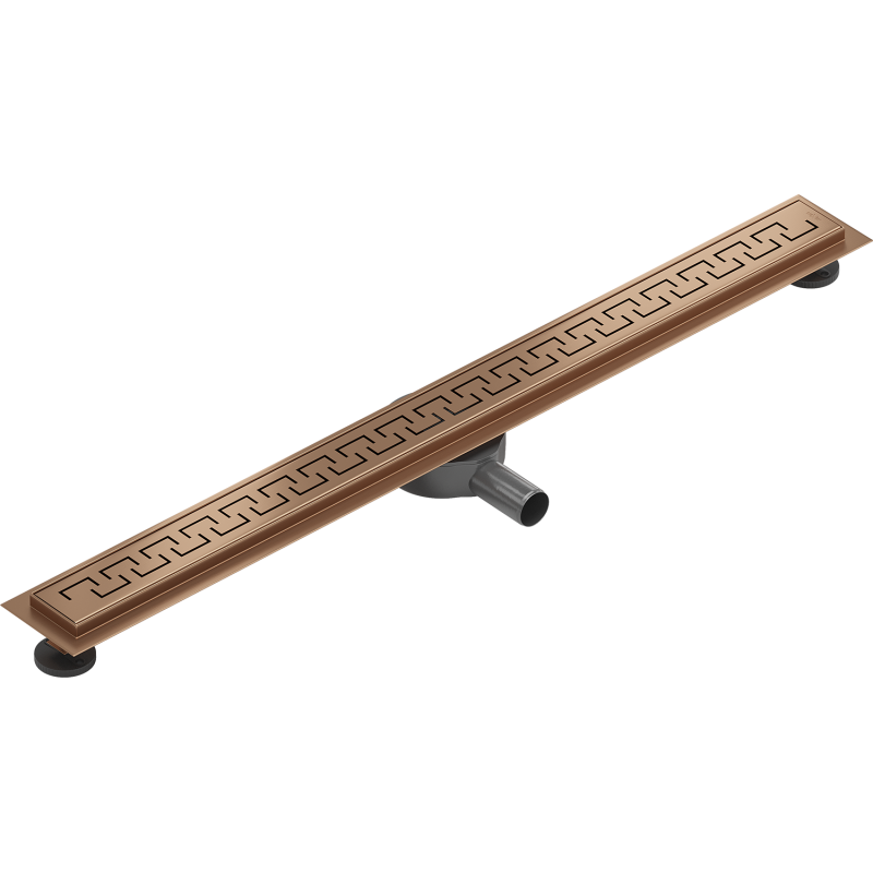 Mexen Flat 360° M15 caniveau de douche linéaire pivotant 90 cm, cuivre brossé - 1C24090-40