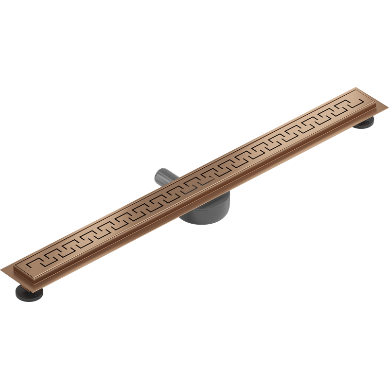 Mexen Flat 360° M15 canalisation linéaire pivotante 100 cm, cuivre brossé - 1C24100-40