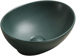 Mexen Elza lavabo à poser 40 x 33 cm, vert mat foncé - 21014047