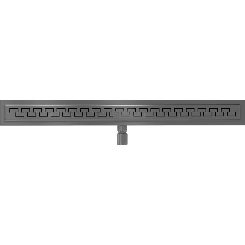 Mexen Flat M15 drain linéaire 100 cm, gris armé brossé - 1E24100-15