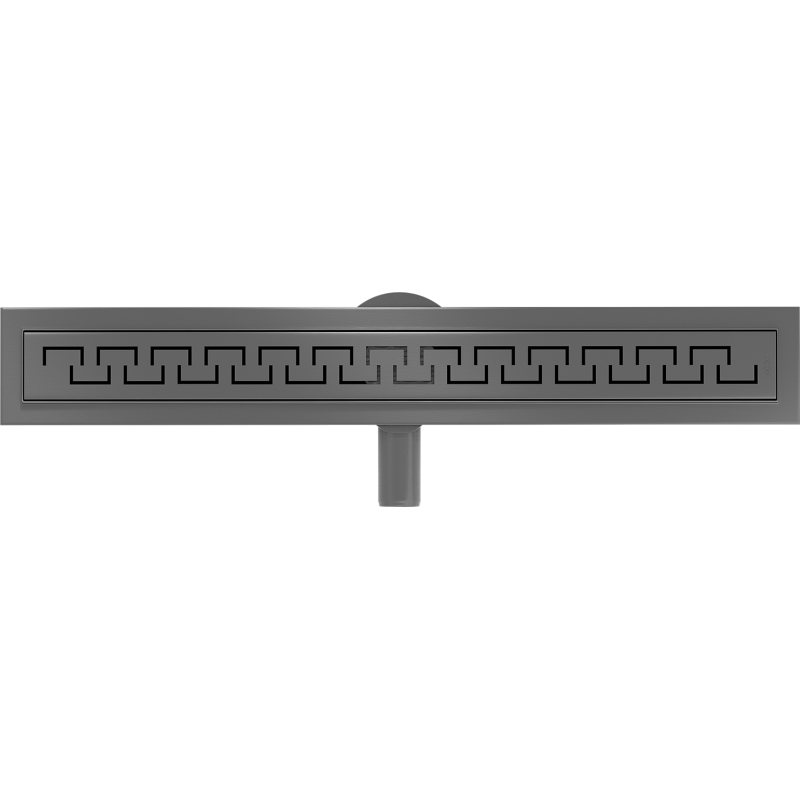 Mexen Flat 360° M15 caniveau linéaire rotatif 50 cm, gris canon brossé - 1E24050-40