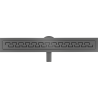 Mexen Flat 360° M15 caniveau linéaire rotatif 50 cm, gris canon brossé - 1E24050-40