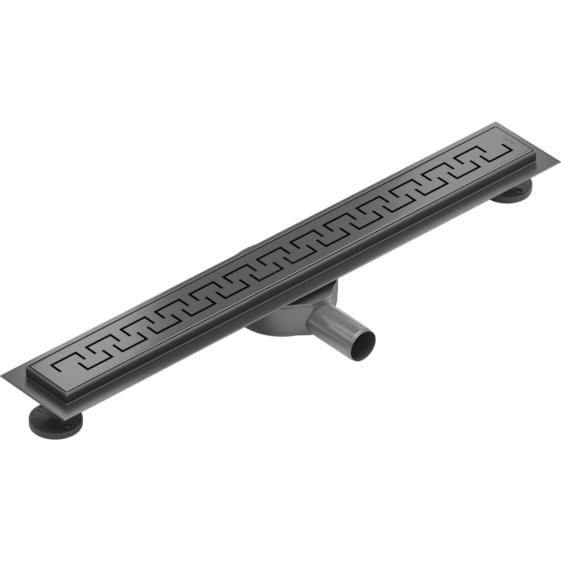 Mexen Flat 360° M15 siphon linéaire pivotant 70 cm, gris canon brossé - 1E24070-40