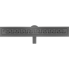 Mexen Flat 360° M15 siphon linéaire pivotant 70 cm, gris canon brossé - 1E24070-40