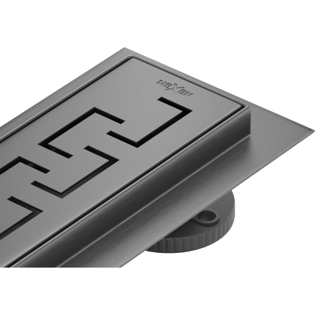 Mexen Flat 360° M15 canalisation linéaire rotative 80 cm, gris pistolet brossé - 1E24080-40