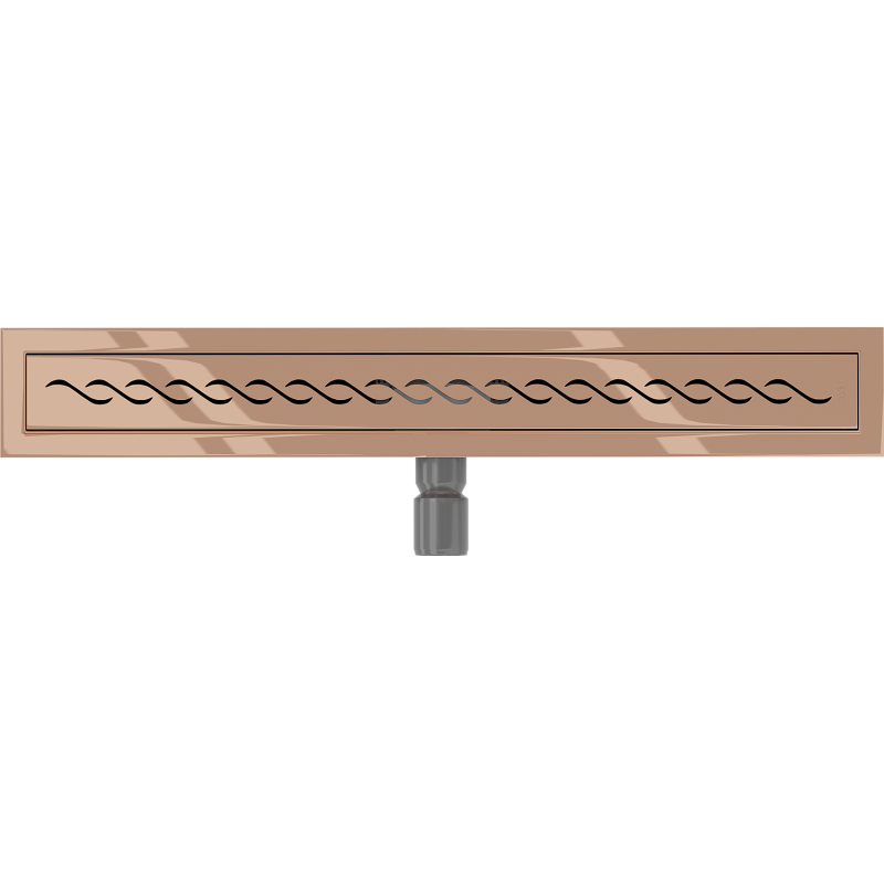 Mexen Flat M18 drain linéaire 60 cm, or rose - 1623060-15