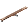 Mexen Flat M18 caniveau linéaire 100 cm, or rose - 1623100-15