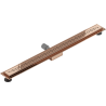 Mexen Flat M18 caniveau linéaire 100 cm, or rose - 1623100-15