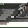 Mexen Andres évier en granit 1,5 bac avec égouttoir 1000 x 500 mm, gris, siphon noir - 6515101510-71-B