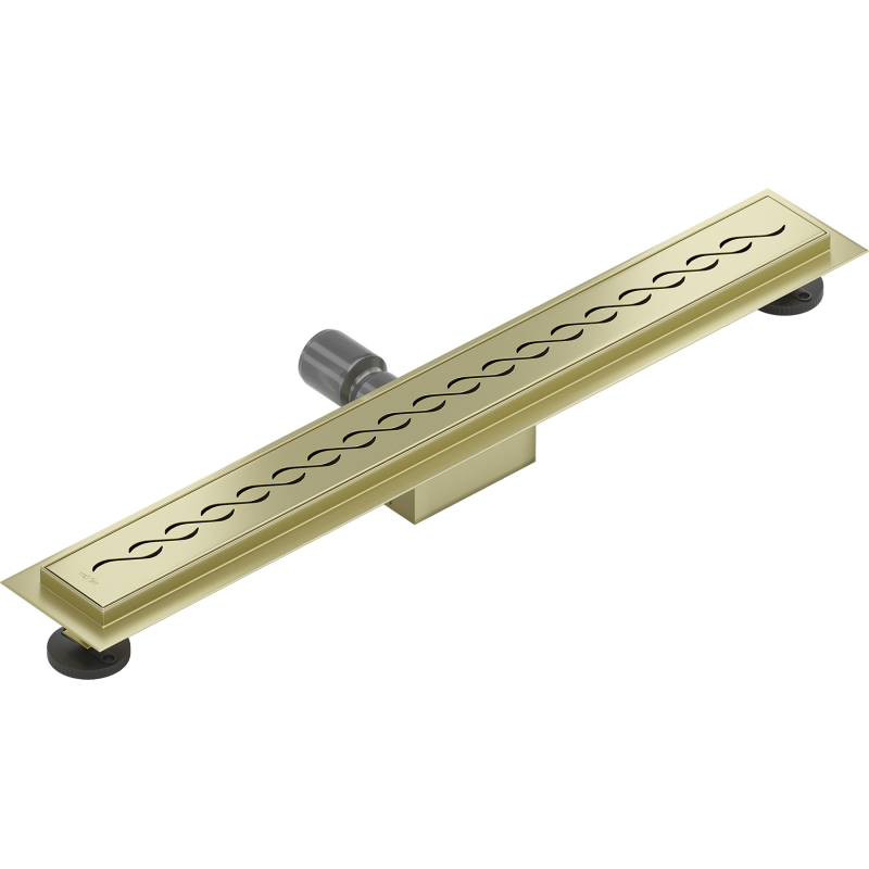 Mexen Flat M18 caniveau linéaire 50 cm, or brossé - 1A23050-15