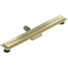 Mexen Flat M18 évacuation linéaire 60 cm, or brossé - 1A23060-15