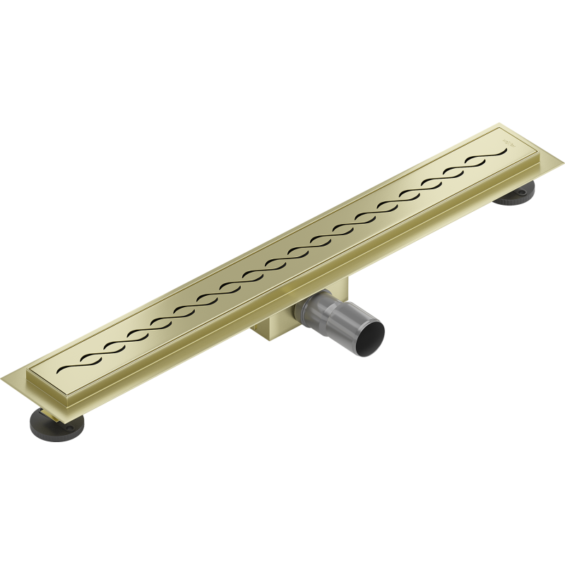 Mexen Flat M18 évacuation linéaire 60 cm, or brossé - 1A23060-15