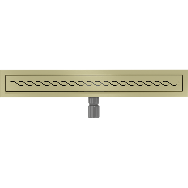 Mexen Flat M18 évacuation linéaire 60 cm, or brossé - 1A23060-15