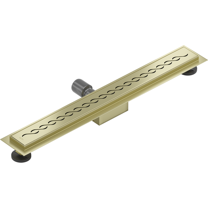Mexen Flat M18 caniveau linéaire 70 cm, or brossé - 1A23070-15