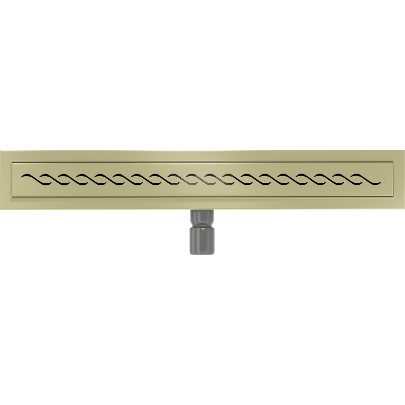Mexen Flat M18 caniveau linéaire 70 cm, or brossé - 1A23070-15
