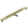 Mexen Flat M18 caniveau de douche linéaire 90 cm, doré brossé - 1A23090-15