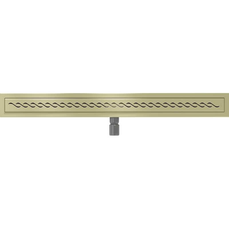 Mexen Flat M18 caniveau de douche linéaire 90 cm, doré brossé - 1A23090-15