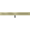 Mexen Flat M18 caniveau de douche linéaire 90 cm, doré brossé - 1A23090-15