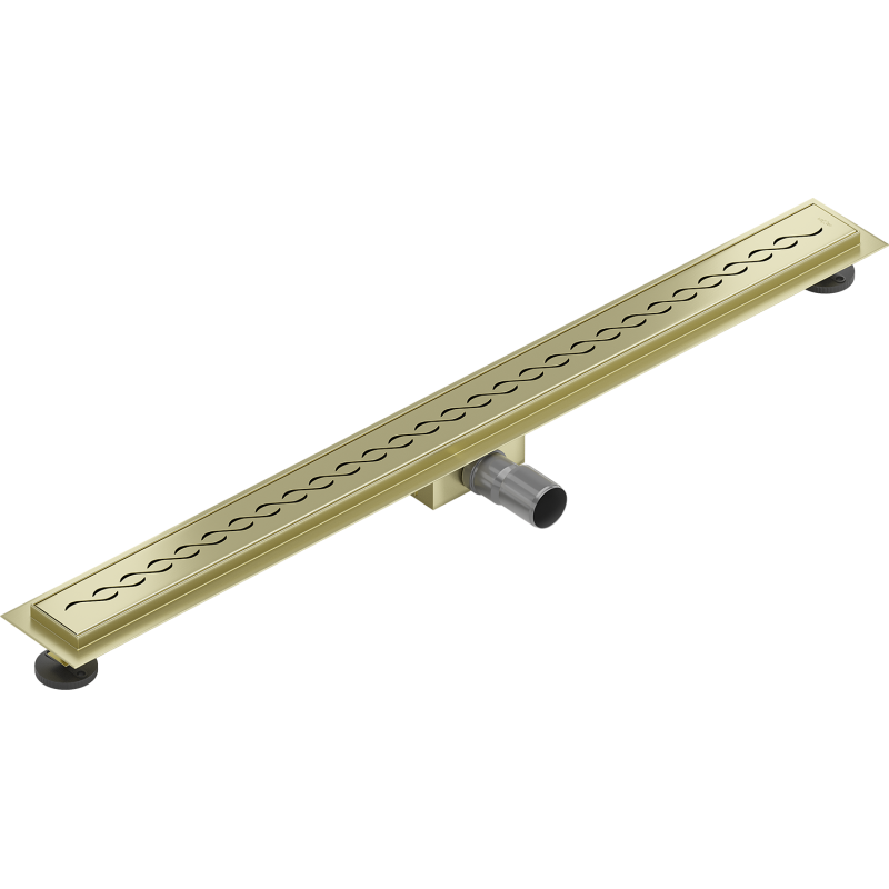 Mexen Flat M18 caniveau linéaire 100 cm, or brossé - 1A23100-15