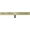 Mexen Flat M18 caniveau linéaire 100 cm, or brossé - 1A23100-15
