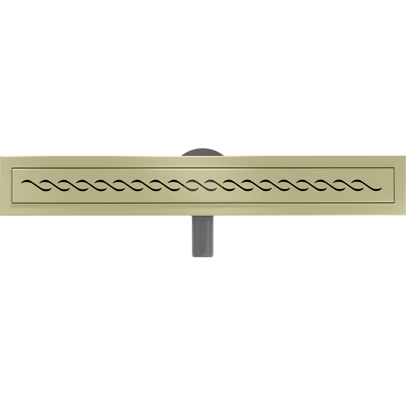 Mexen Flat 360° M18 canalisation linéaire rotative 50 cm, or brossé - 1A23050-40