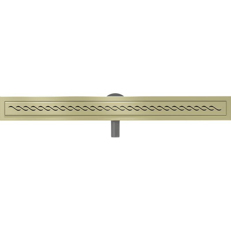 Mexen Flat 360° M18 canalisation linéaire rotative 90 cm, or brossé - 1A23090-40