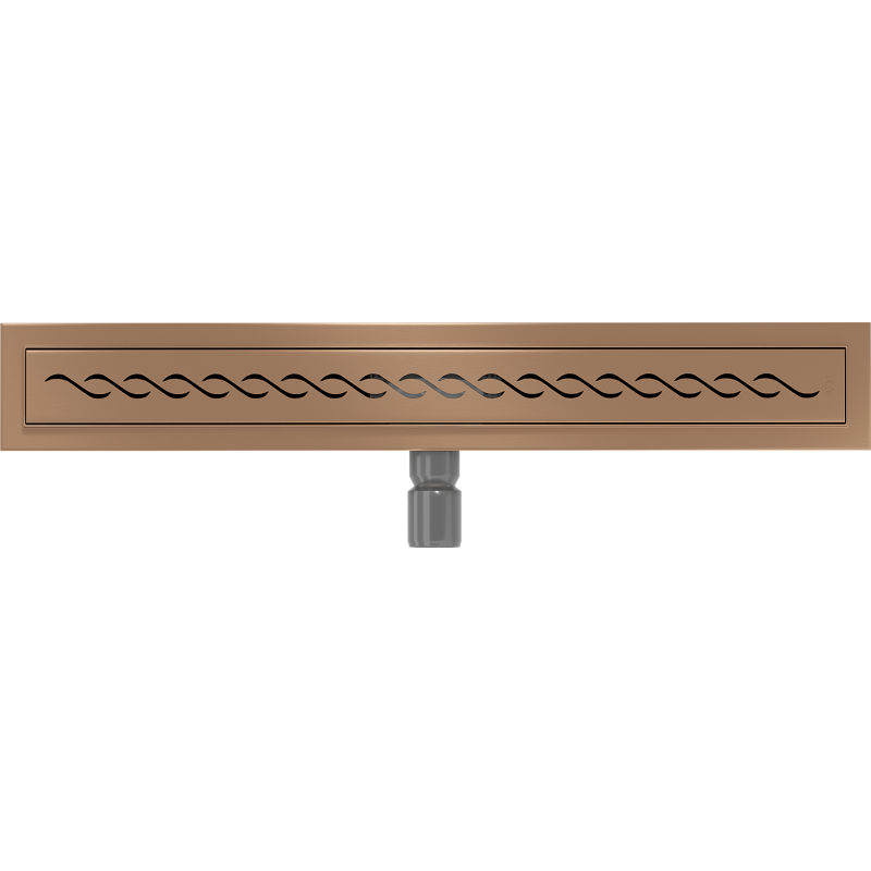 Mexen Flat M18 caniveau linéaire 50 cm, cuivre brossé - 1C23050-15