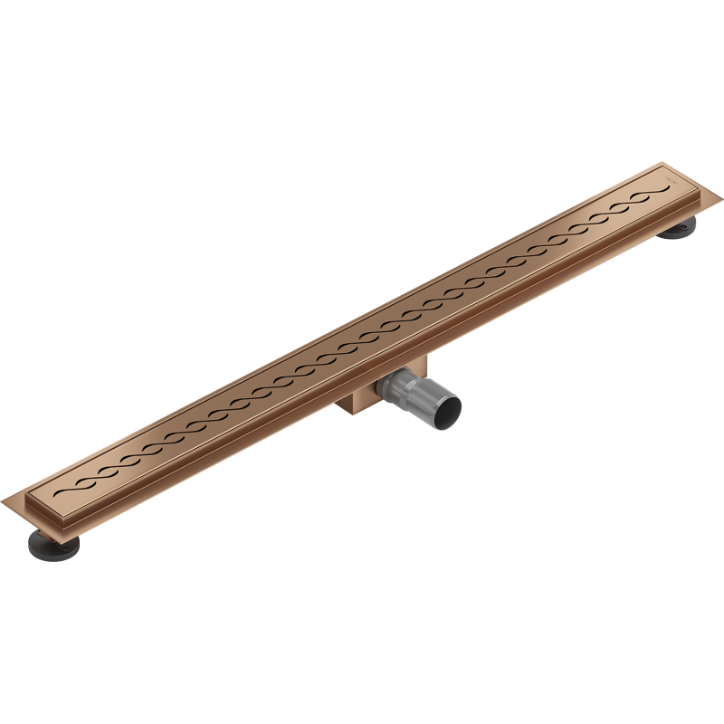 Mexen Flat M18 caniveau linéaire 100 cm, cuivre brossé - 1C23100-15