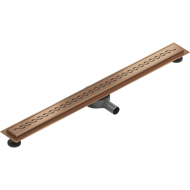 Mexen Flat 360° M18 écoulement linéaire rotatif 90 cm, cuivre brossé - 1C23090-40