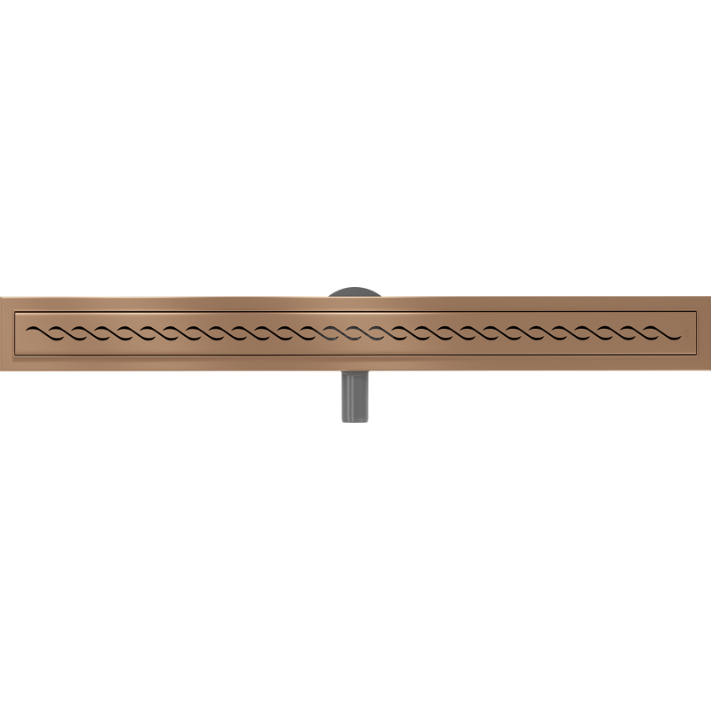 Mexen Flat 360° M18 canalisation linéaire rotative 100 cm, cuivre brossé - 1C23100-40