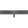 Mexen Flat M18 caniveau linéaire 50 cm, gris canon brossé - 1E23050-15