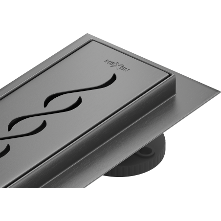 Mexen Flat M18 caniveau linéaire 60 cm, gris canon brossé - 1E23060-15