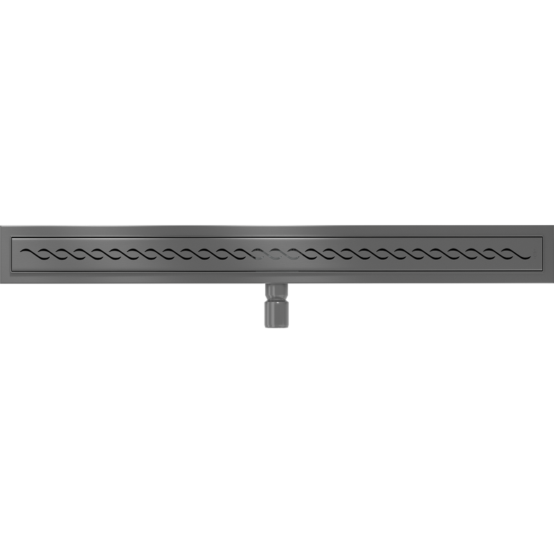 Mexen Flat M18 écoulement linéaire 100 cm, gris canon brossé - 1E23100-15