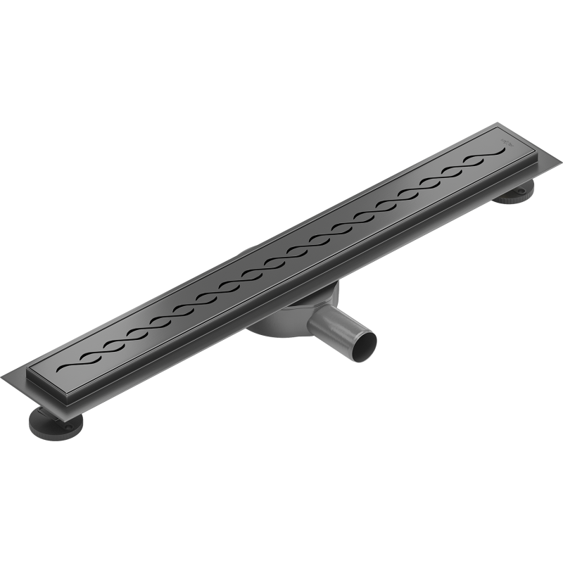 Mexen Flat 360° M18 drain linéaire rotatif 50 cm, gris canon brossé - 1E23050-40