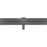 Mexen Flat 360° M18 drain linéaire rotatif 50 cm, gris canon brossé - 1E23050-40