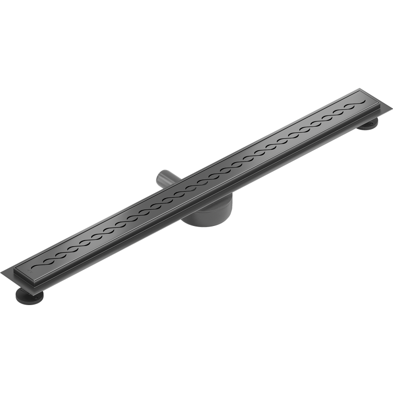 Mexen Flat 360° M18 caniveau de douche linéaire rotatif 100 cm, gris canon brossé - 1E23100-40