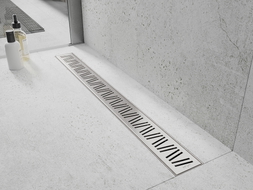 Mexen Flat M22 cache pour drain linéaire 100 cm, inox - 1029100