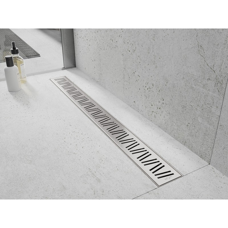 Mexen Flat M22 évacuation linéaire 80 cm, inox - 1029080-15