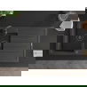Mexen Andres évier en granit à 1,5 cuvette avec égouttoir 1000 x 500 mm Noir moucheté, siphon Noir - 6515101510-76-B
