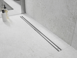 Mexen Flat 360° Slim drainage linéaire rotatif 120 cm, inox - 1041120