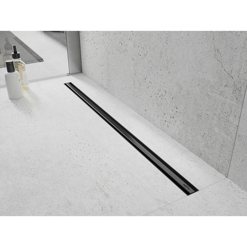 Mexen Flat 360° Slim caniveau linéaire rotatif 60 cm, noir - 1741060