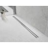 Mexen Flat 360° Slim évacuation linéaire pivotante 130 cm, inox - 1041130