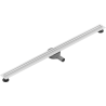Mexen Flat 360° Slim caniveau linéaire pivotant 50 cm, blanc - 1241050