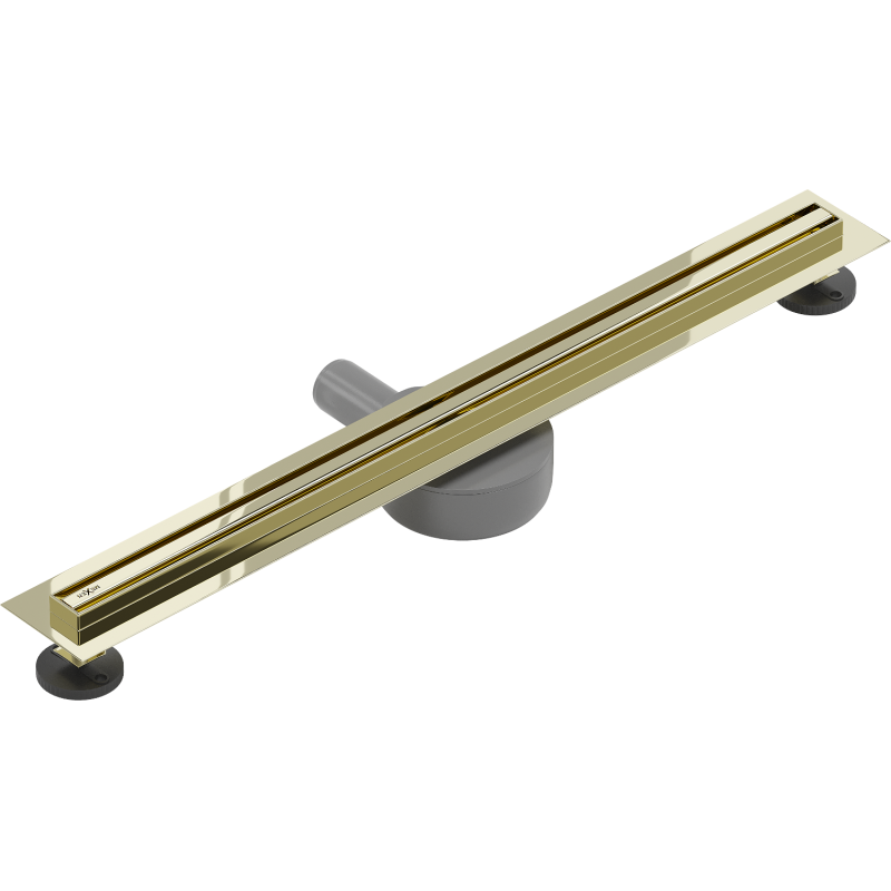 Mexen Flat 360° Slim caniveau de douche linéaire pivotant 50 cm, doré - 1541050