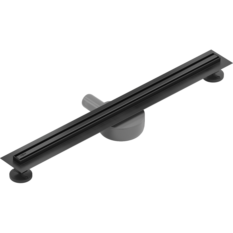 Mexen Flat 360° Slim caniveau linéaire pivotant 50 cm, noir - 1741050