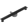 Mexen Flat 360° Slim caniveau linéaire pivotant 50 cm, noir - 1741050