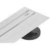 Mexen Flat 360° Slim siphon linéaire pivotant 130 cm, blanc - 1241130